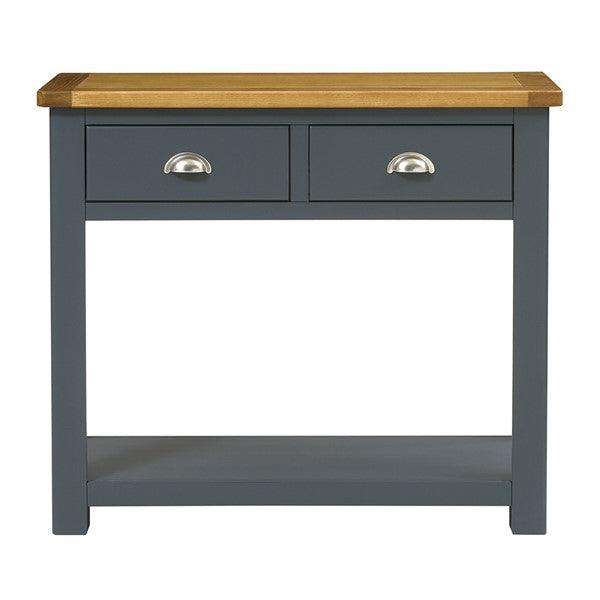 Westcote Inky Blue Console Table Quality Furniture Clearance Ltd