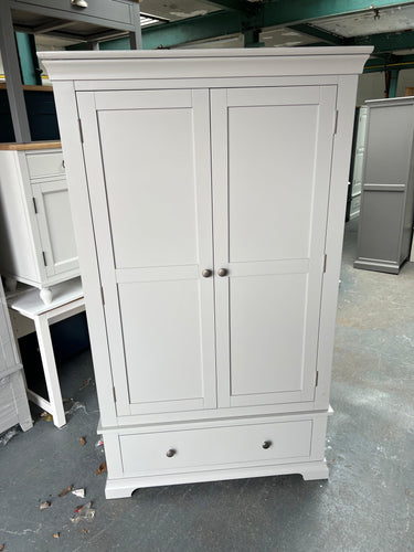 Chantilly Pebble Grey Double Wardrobe furniture delivered