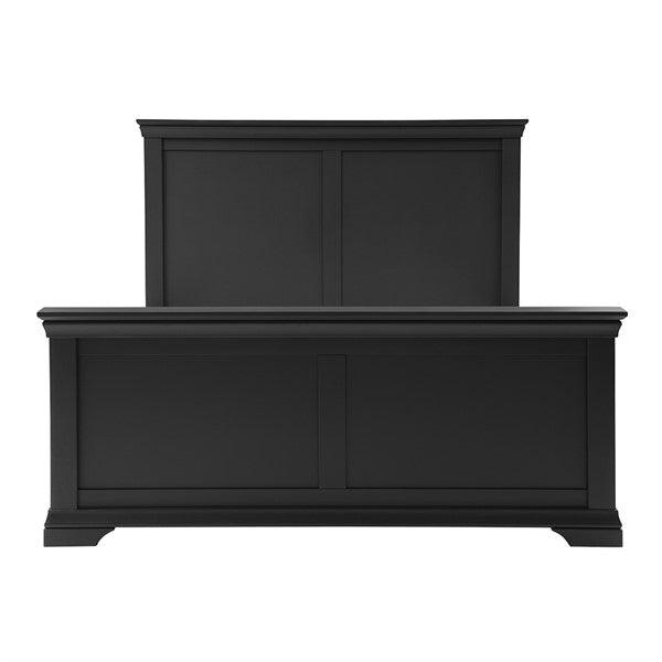 CHANTILLY DUSKY BLACK Kingsize Bed Quality Furniture Clearance Ltd