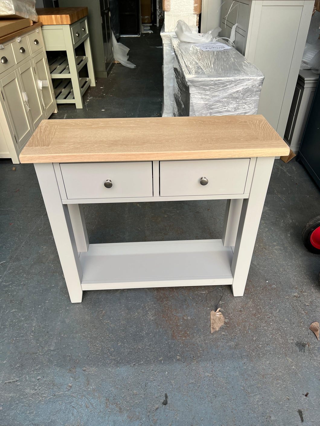 Chester Dove Grey Console Table Quality Furniture Clearance Ltd