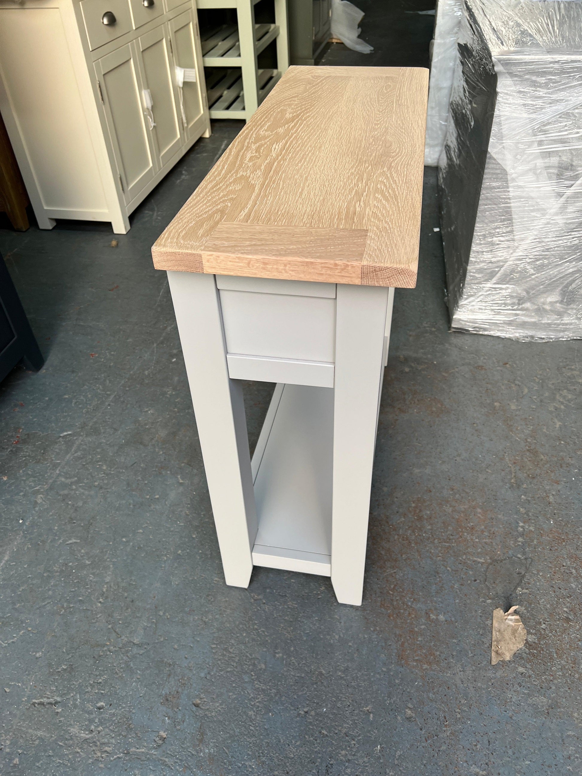 Chester Dove Grey Console Table Quality Furniture Clearance Ltd