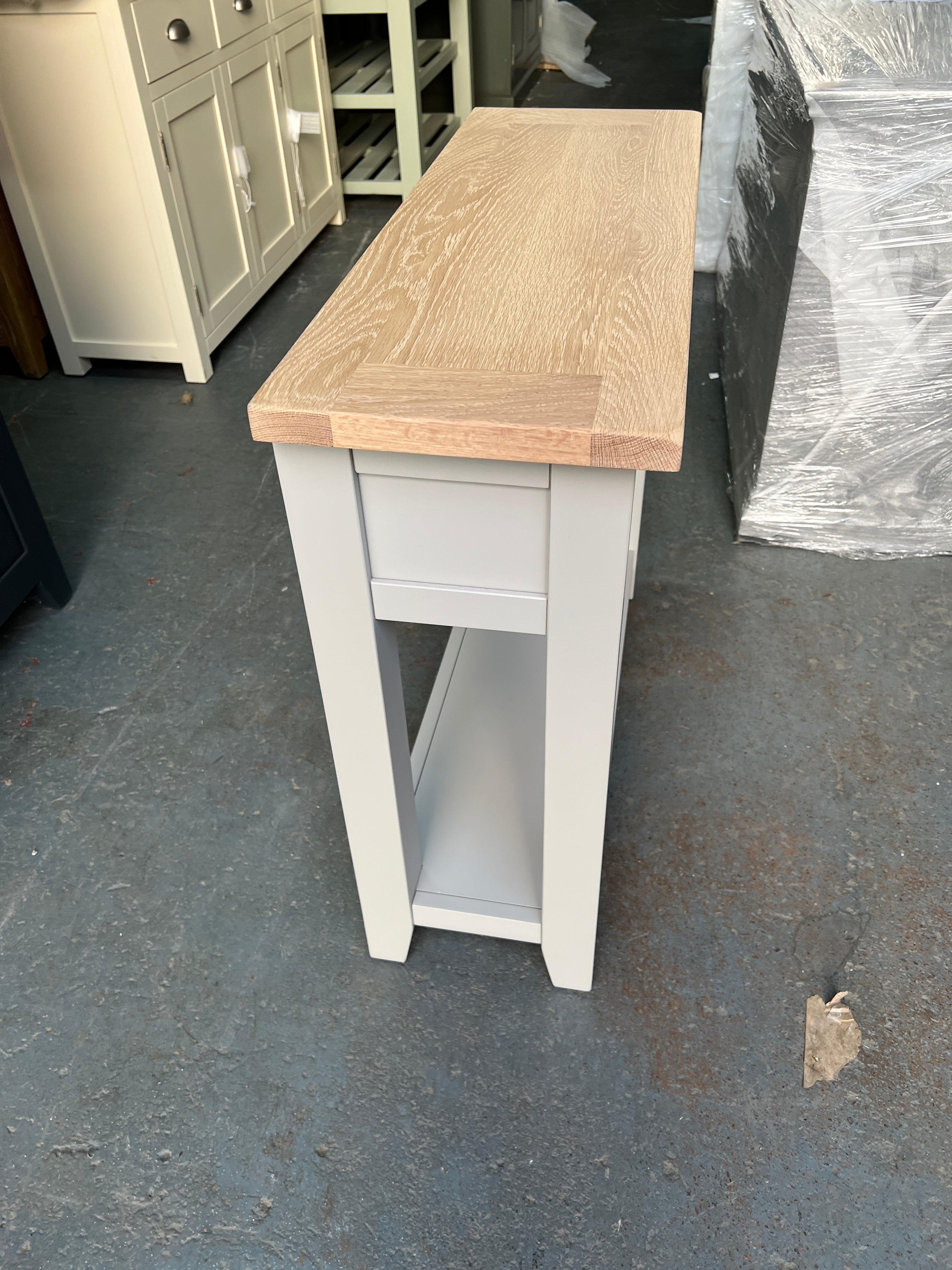 Chester Dove Grey Console Table Quality Furniture Clearance Ltd