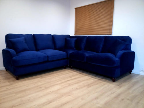ANNE – CORNER 2-2 SOFA – ROYAL BLUE furniture delivered