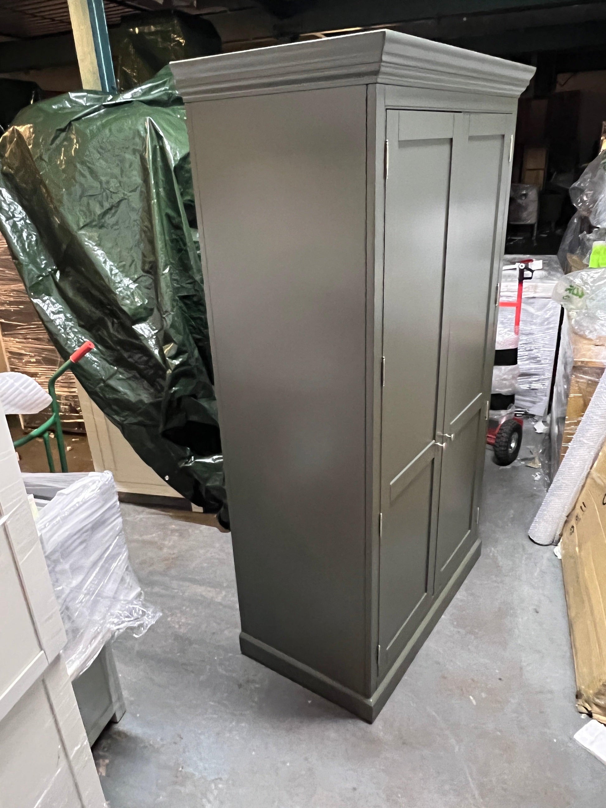 Kingscote Forest Green Double Larder Quality Furniture Clearance Ltd