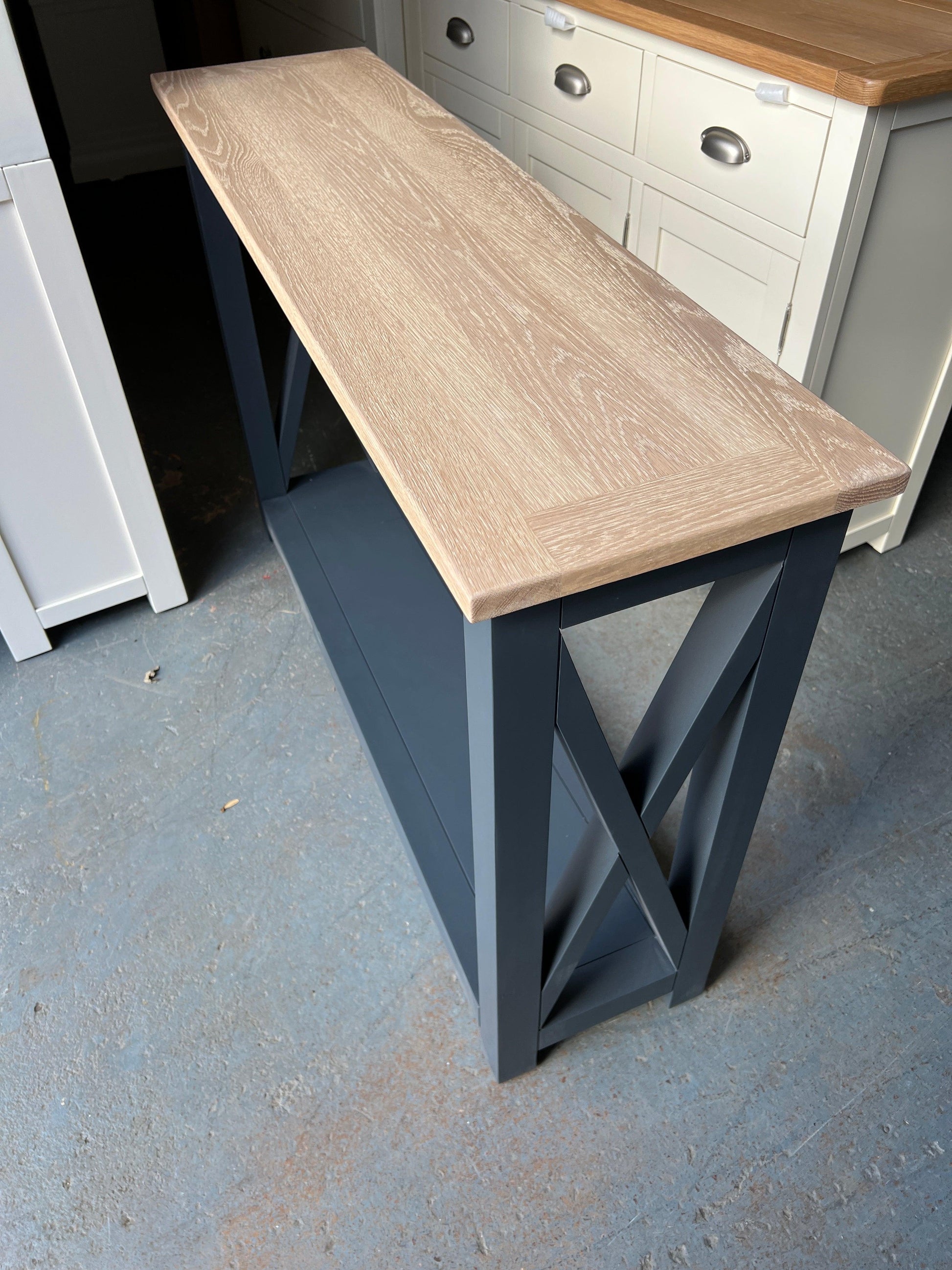 Chester Charcoal Console Table Quality Furniture Clearance Ltd