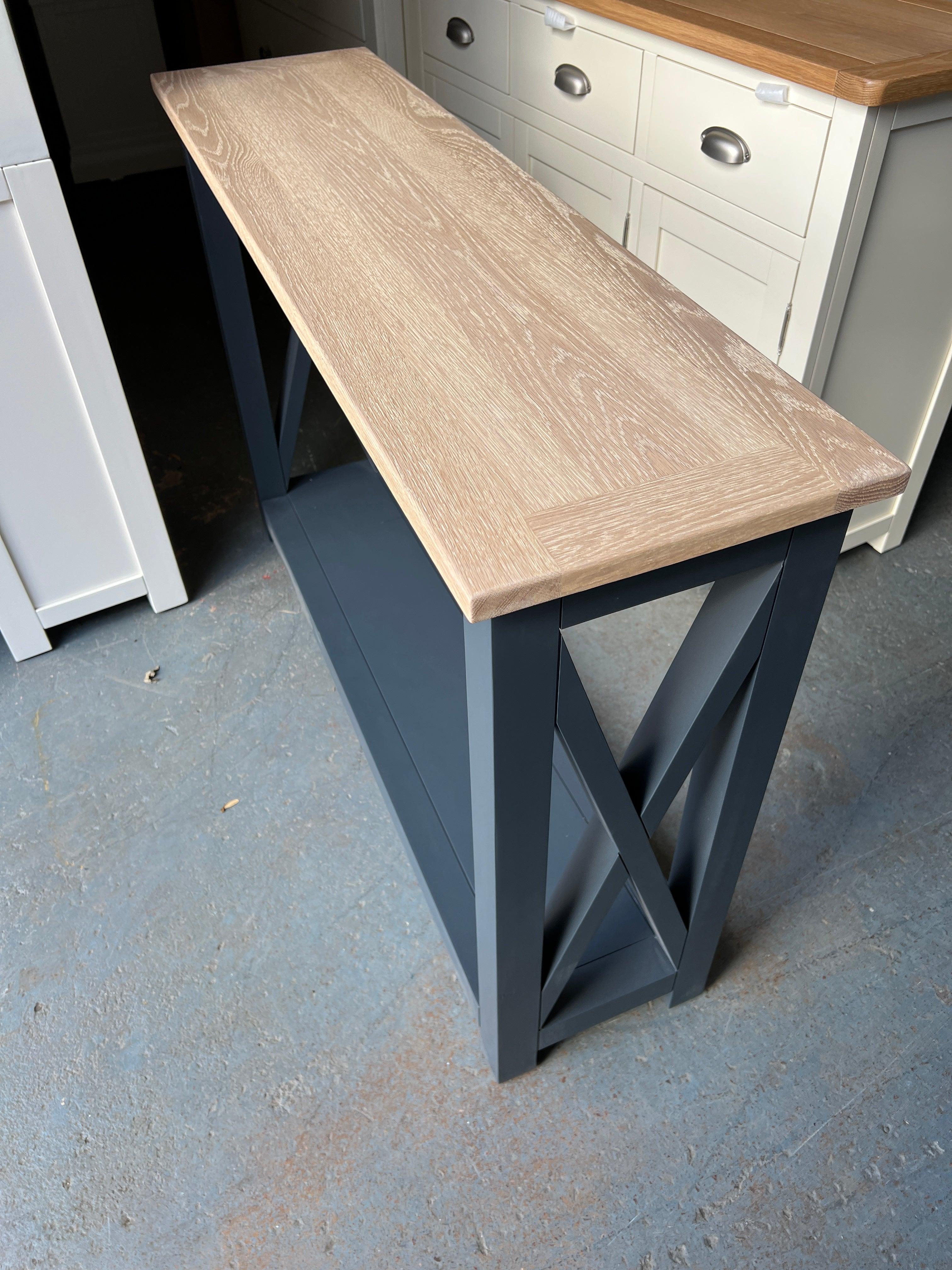 Chester Charcoal Console Table Quality Furniture Clearance Ltd