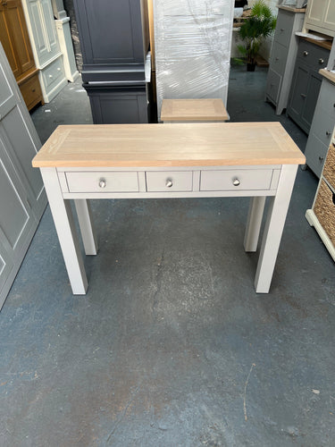 Chester Dove Grey Console Desk furniture delivered 