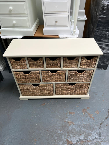 10 Drawer Merchants Chest - Ivory furniture delivered 