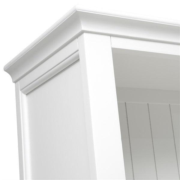 Stow Warm White Large Bookcase Quality Furniture Clearance Ltd