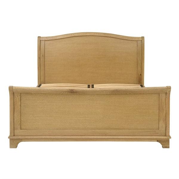 WINCHCOMBE OILED OAK 5ft Kingsize Sleigh Bed Quality Furniture Clearance Ltd