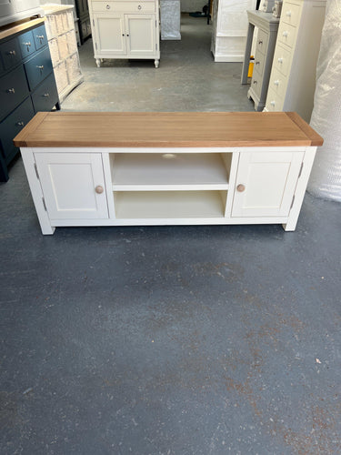 Sussex Cotswold Cream Widescreen TV Unit - Up to 60