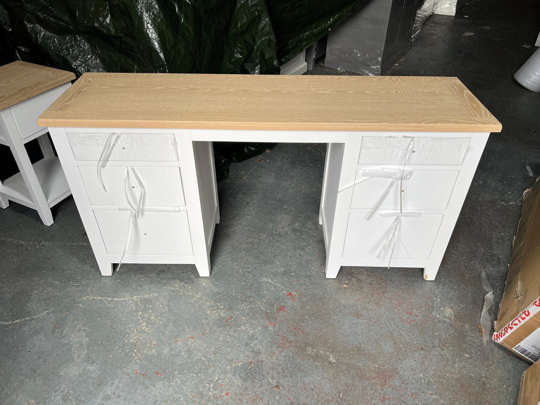 CHESTER PURE WHITE Dressing Table Quality Furniture Clearance Ltd