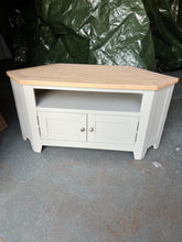 Load image into Gallery viewer, Chester Dove Grey Large Corner TV Stand Quality Furniture Clearance Ltd
