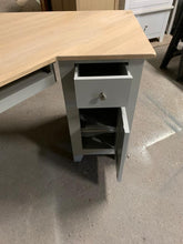 Load image into Gallery viewer, Chester Dove Grey Corner Desk furniture delivered 
