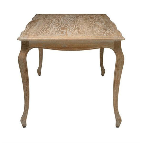 Camille Limewash Oak 180cm Dining Table Quality Furniture Clearance Ltd