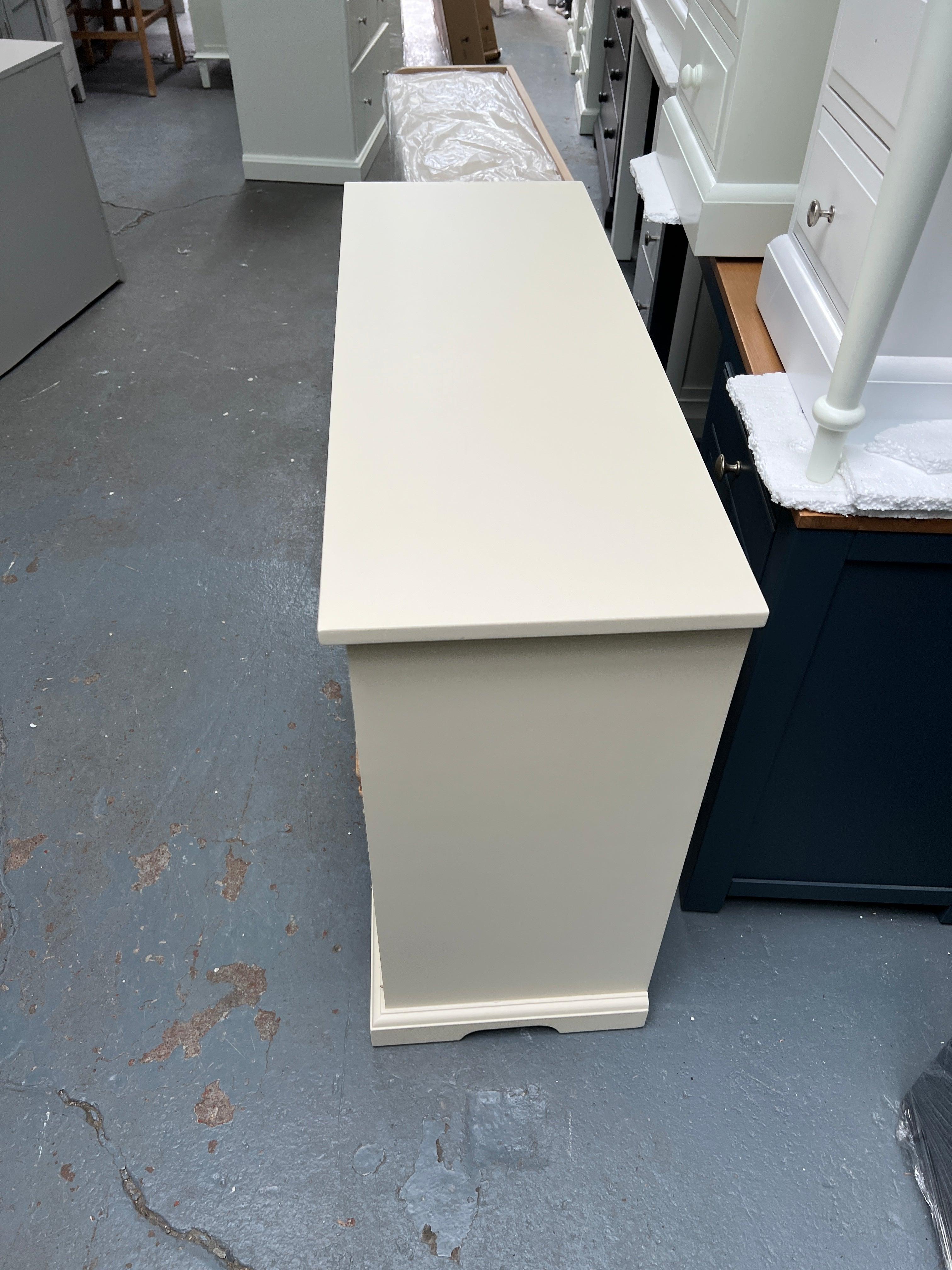 10 Drawer Merchants Chest - Ivory furniture delivered 