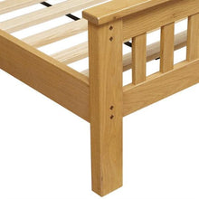 Load image into Gallery viewer, Oakland Rustic Oak New 4ft 6&quot; Double Bed Quality Furniture Clearance Ltd
