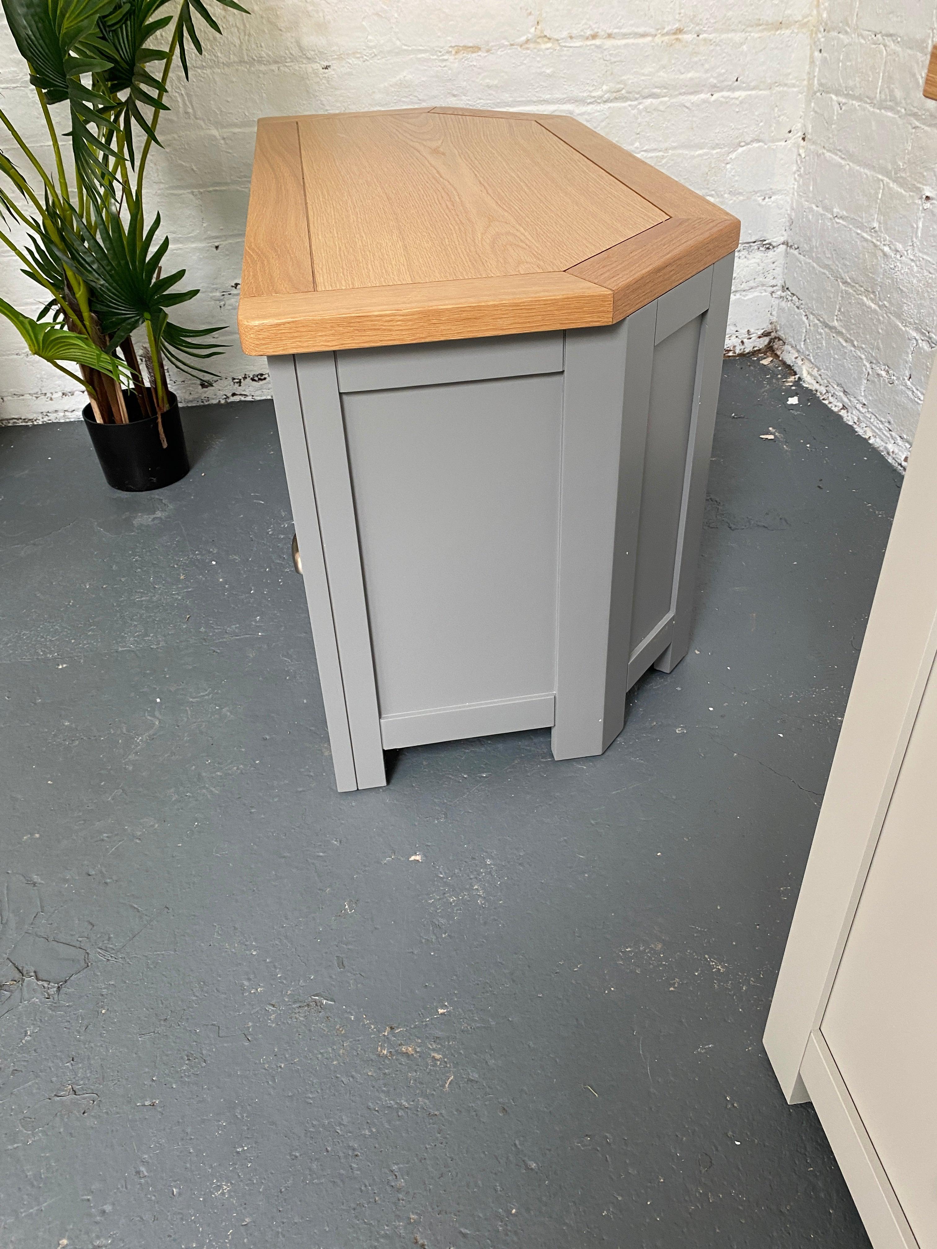 Storm Grey Corner TV Unit - Up to 44''. furniture delivered 